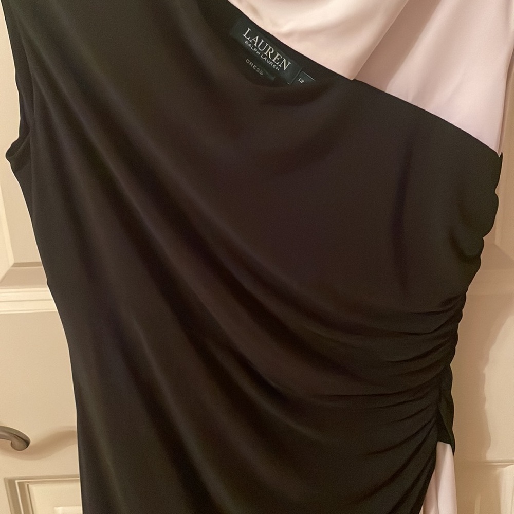 Ralph Lauren Women's Black and White Dress Size 12 EUC - Picture 5 of 11